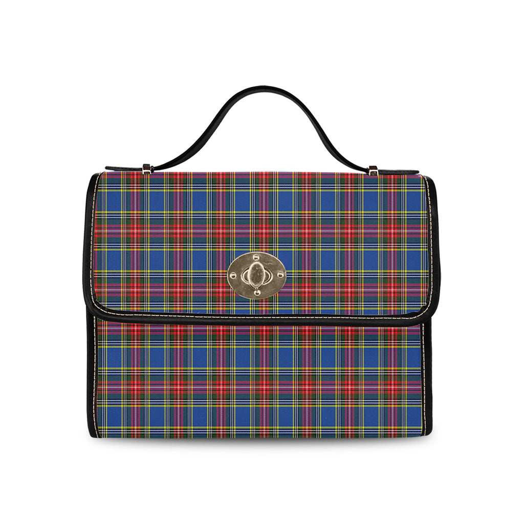 macbeth-tartan-leather-strap-waterproof-canvas-bag