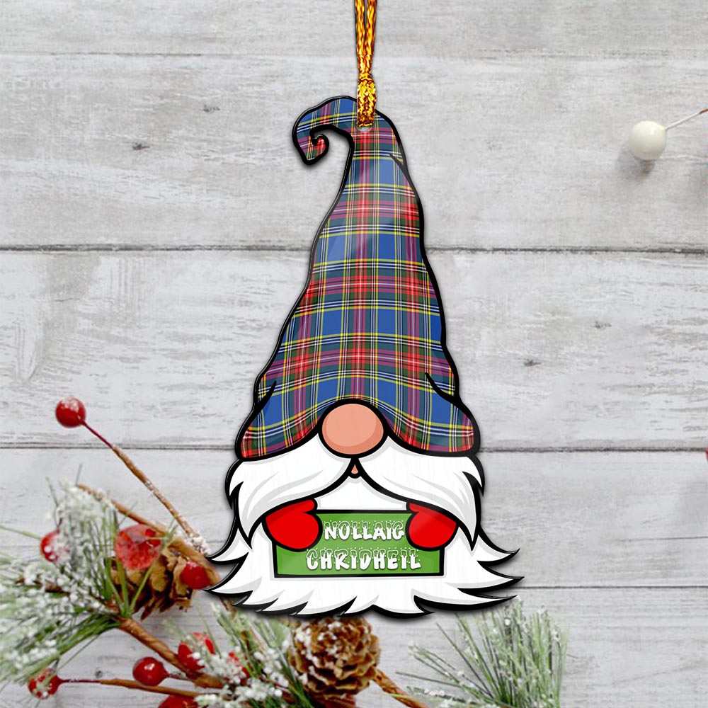 MacBeth Gnome Christmas Ornament with His Tartan Christmas Hat - Tartanvibesclothing