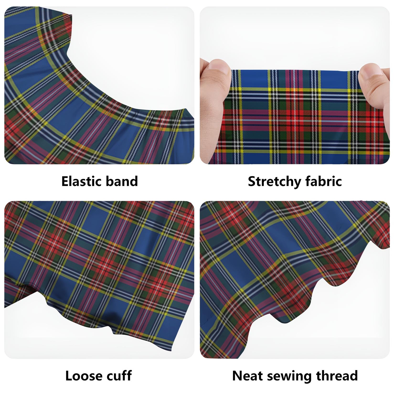 MacBeth (McBeth) Tartan Off Shoulder Long Dress - Tartan Vibes Clothing
