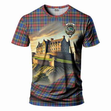 MacBeth (McBeth) Tartan Family Crest T-Shirt with Scottish Ancient Castle Style Kid's Shirt - Tartan Vibes Clothing