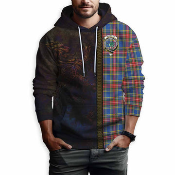 MacBeth (McBeth) Tartan Family Crest Hoodie Alba Gu Brath Be Brave Lion Ancient Style
