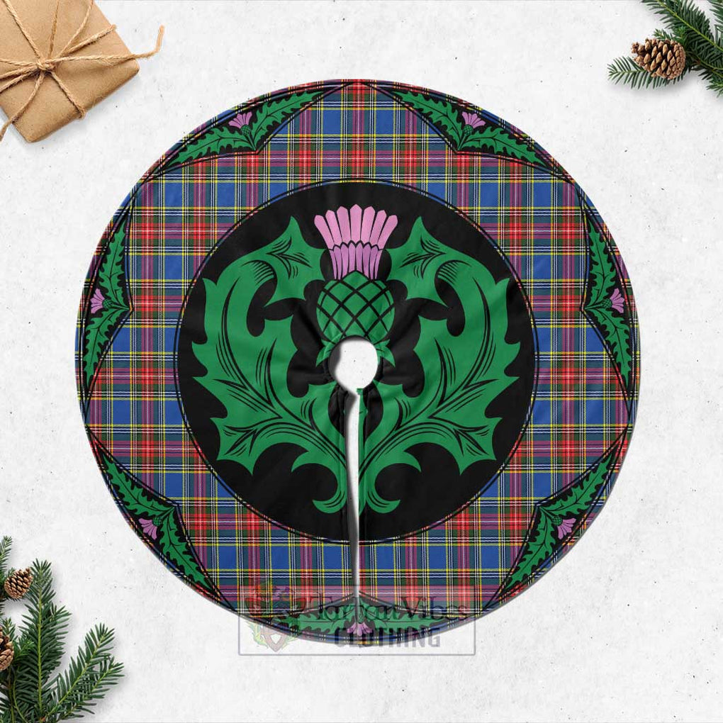 MacBeth (McBeth) Tartan Christmas Tree Skirt Scottish Thistle Style Casual Tree Skirts - Tartan Vibes Clothing