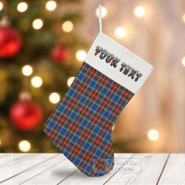 MacBeth (McBeth) Tartan Christmas Stocking with Personalized Text - Tartan Vibes Clothing