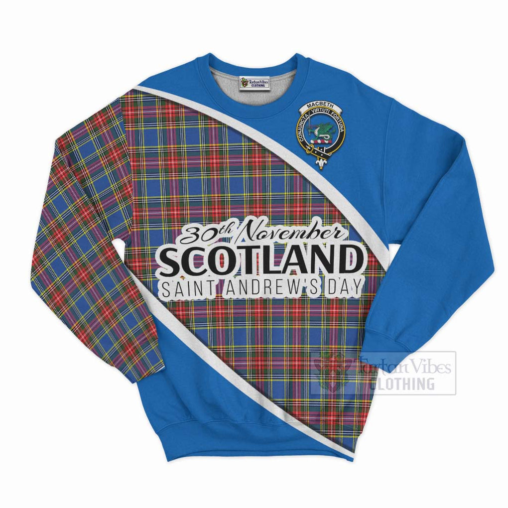 MacBeth (McBeth) Family Crest Tartan Sweatshirt Celebrate Saint Andrew's Day in Style Unisex - Tartan Vibes Clothing