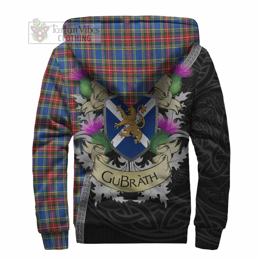 MacBeth (McBeth) Tartan Family Crest Sherpa Hoodie Lion Rampant Royal Thistle Shield Celtic Inspired - Tartan Vibes Clothing