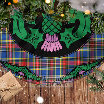 MacBeth (McBeth) Tartan Christmas Tree Skirt Scottish Thistle Style - Tartan Vibes Clothing
