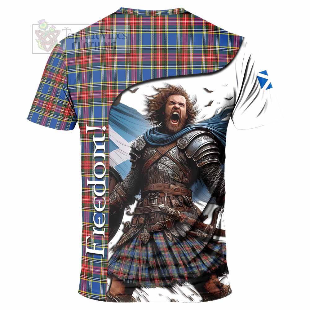 MacBeth (McBeth) Crest Tartan T-Shirt Inspired by the Freedom of Scottish Warrior - Tartan Vibes Clothing