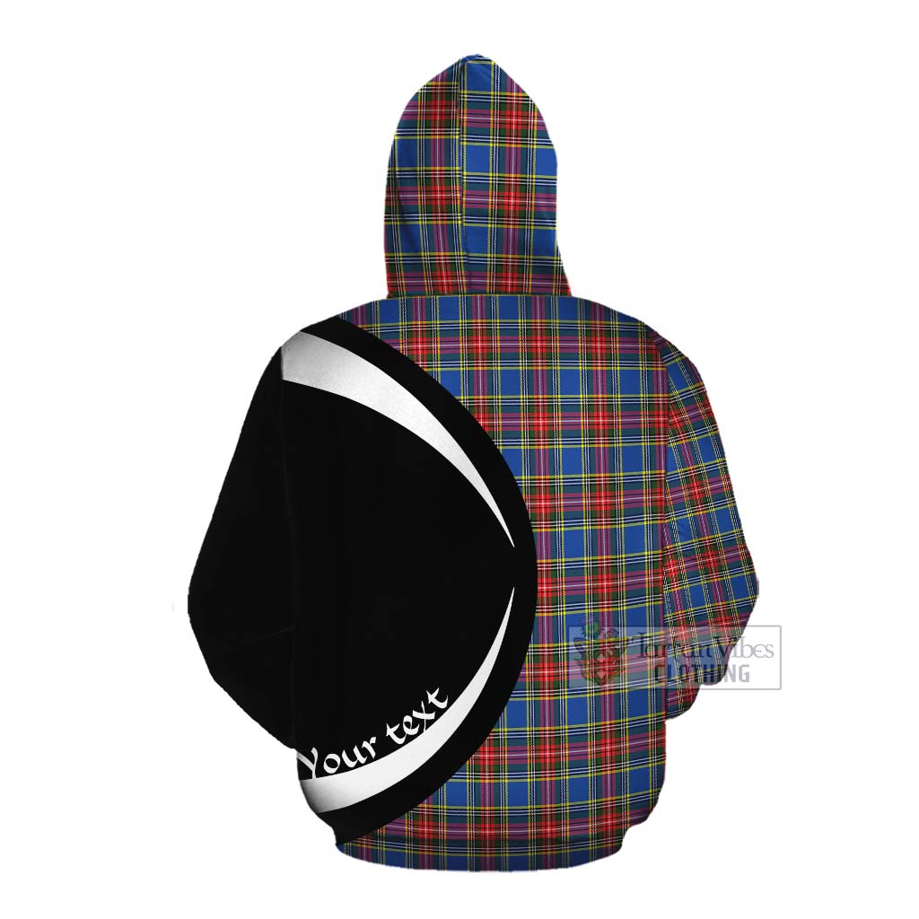 MacBeth (McBeth) Tartan Cotton Hoodie with Family Crest Circle Style Pullover Hoodie - Tartan Vibes Clothing