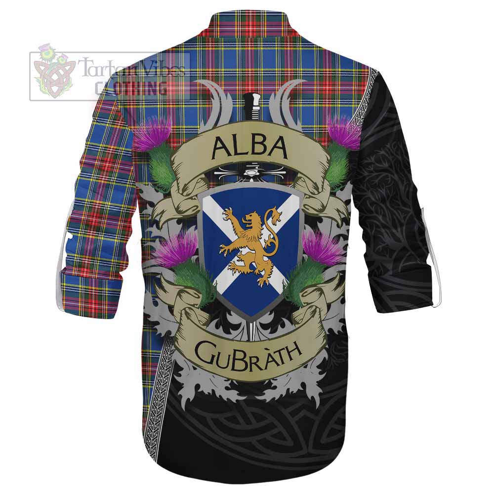 MacBeth (McBeth) Tartan Family Crest Ghillie Kilt Shirt Lion Rampant Royal Thistle Shield Celtic Inspired - Tartan Vibes Clothing