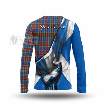 MacBeth (McBeth) Tartan Long Sleeve T-Shirt with Family Crest Scotland Patriotic Style - Tartan Vibes Clothing