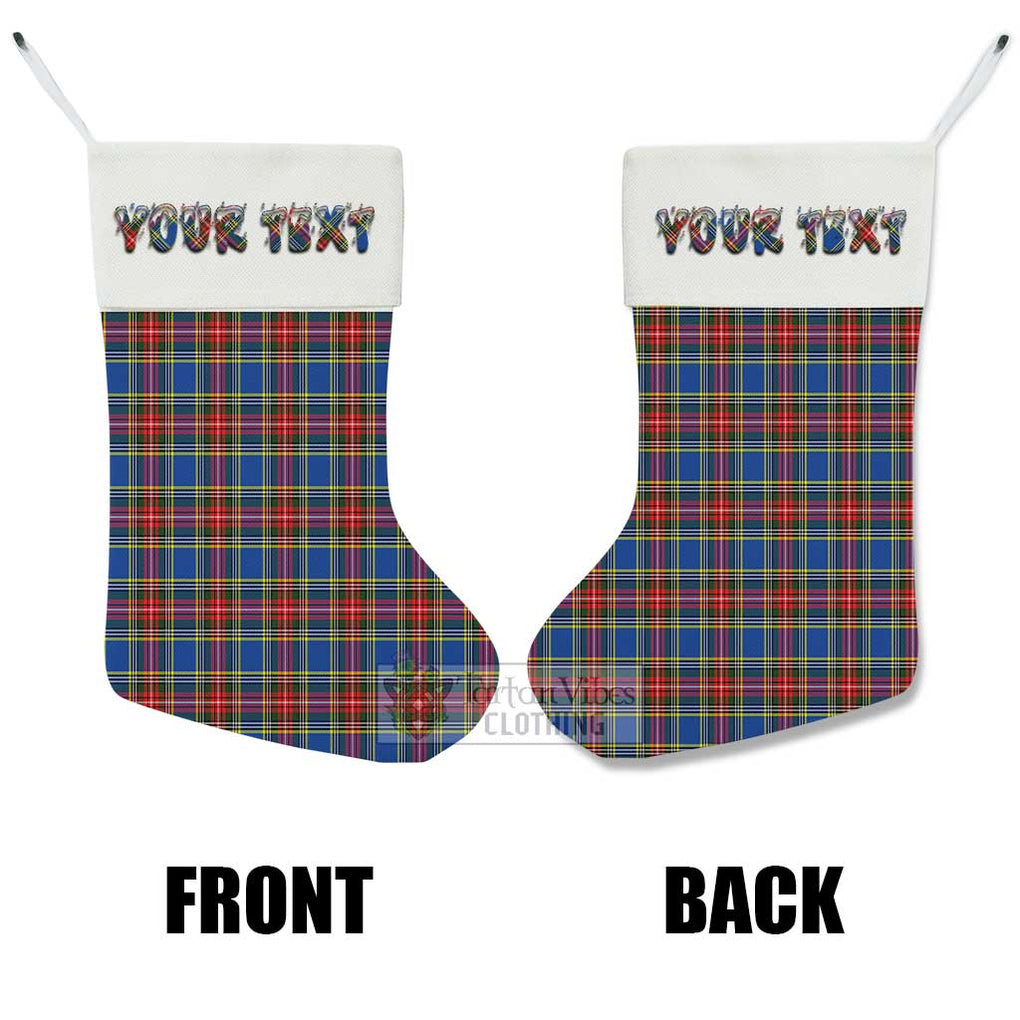 MacBeth (McBeth) Tartan Christmas Stocking with Personalized Text - Tartan Vibes Clothing