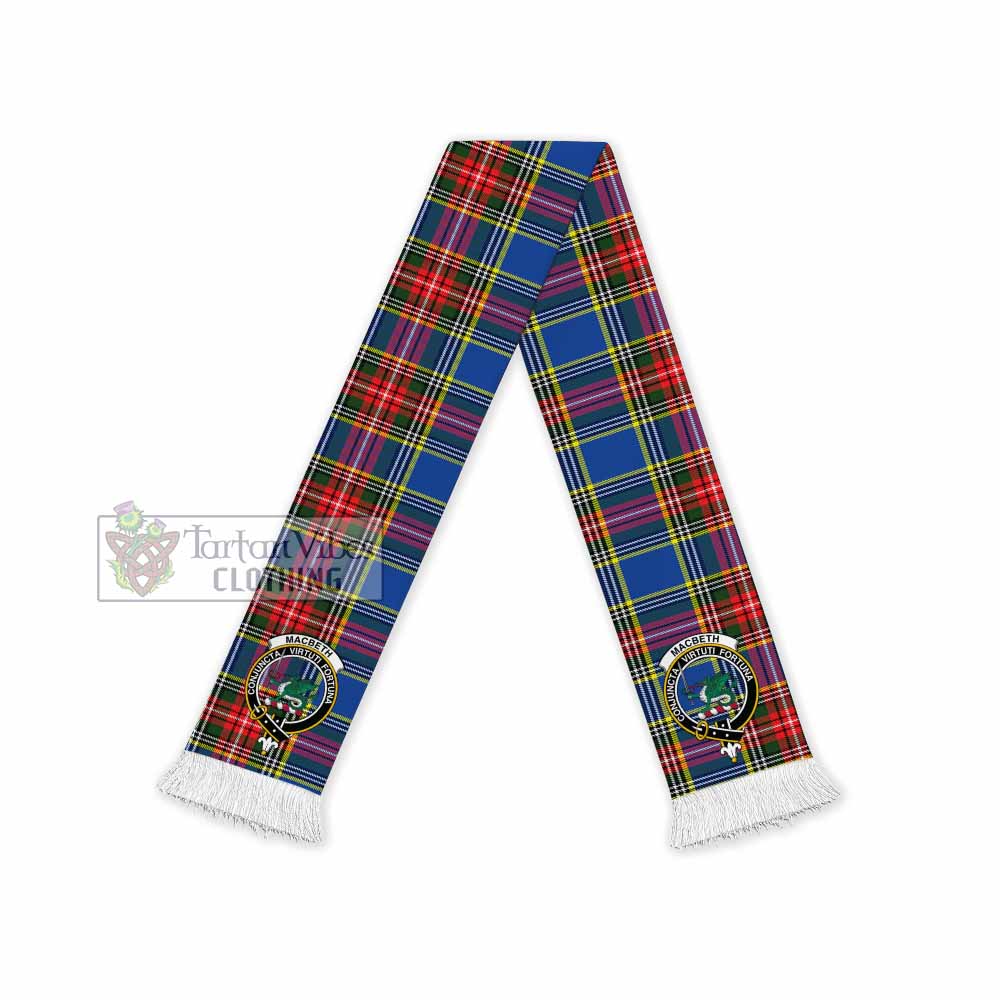 MacBeth (McBeth) Tartan Ruffneck Scarf with Family Crest - Tartan Vibes Clothing