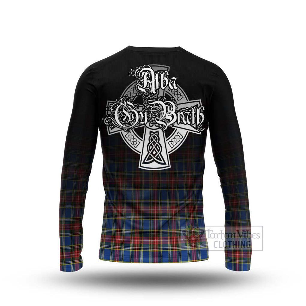 MacBeth (McBeth) Tartan Long Sleeve T-Shirt Featuring Alba Gu Brath Family Crest Celtic Inspired - Tartan Vibes Clothing