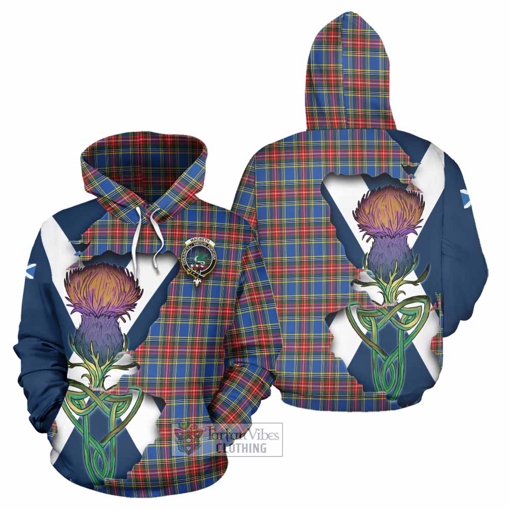 MacBeth (McBeth) Tartan Family Crest Hoodie Scottish Thistle Celtic Inspired - Tartan Vibes Clothing