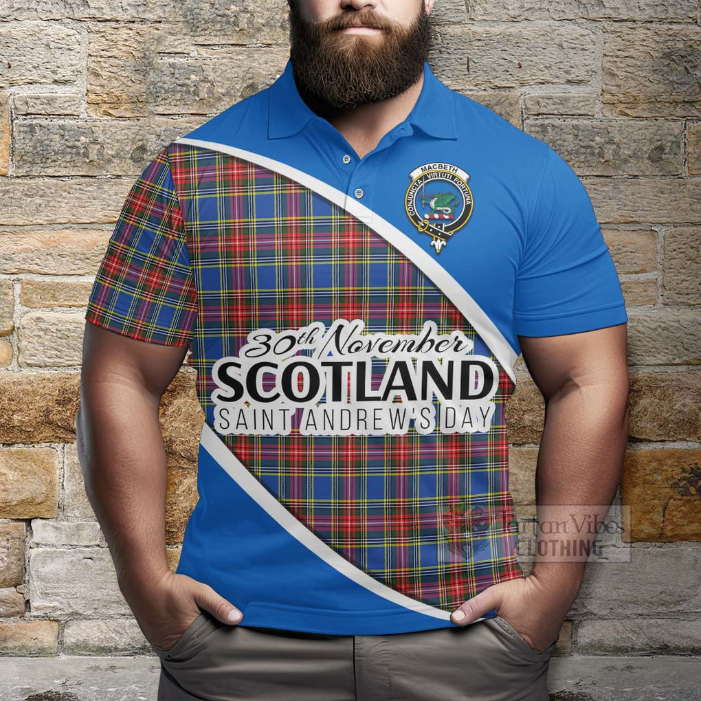 MacBeth (McBeth) Family Crest Tartan Polo Shirt Celebrate Saint Andrew's Day in Style - Tartan Vibes Clothing