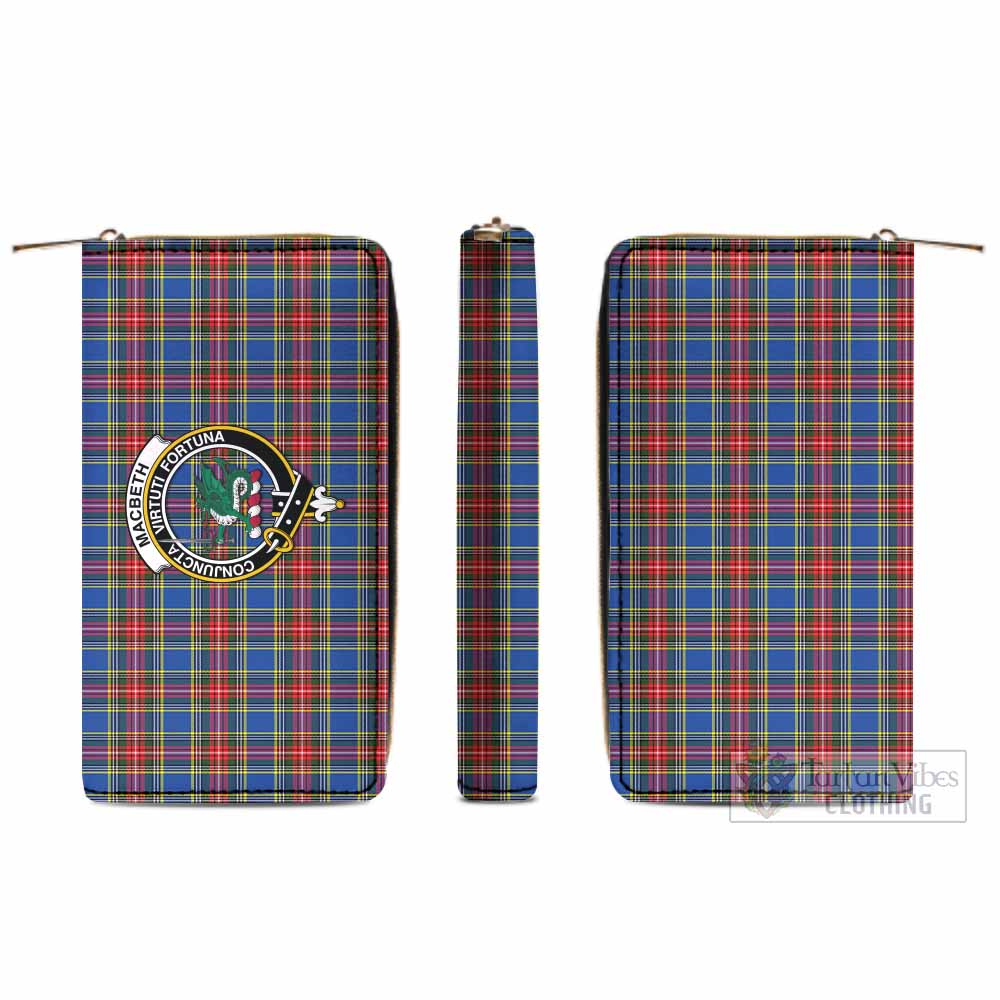 MacBeth (McBeth) Tartan Women's Leather Wallet with Family Crest - Tartan Vibes Clothing