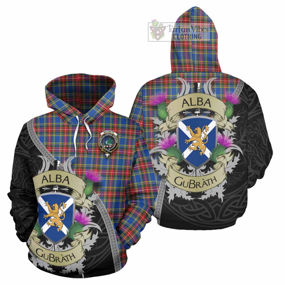MacBeth (McBeth) Tartan Family Crest Hoodie Lion Rampant Royal Thistle Shield Celtic Inspired - Tartan Vibes Clothing