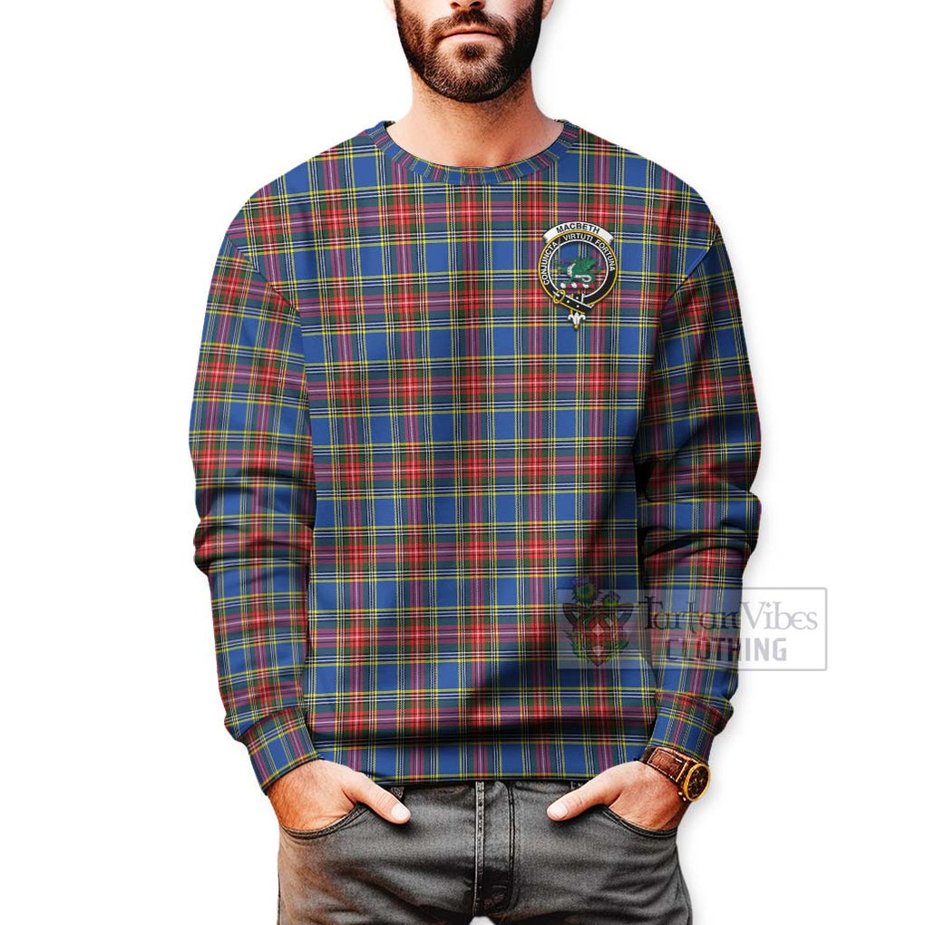 MacBeth (McBeth) Tartan Sweatshirt with Family Crest Celtic Skull Style - Tartan Vibes Clothing
