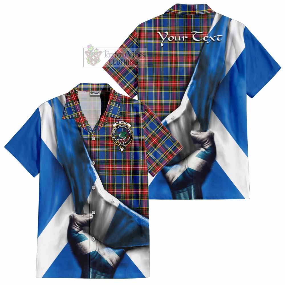 MacBeth (McBeth) Tartan Hawaiian Shirt with Family Crest Scotland Patriotic Style - Tartan Vibes Clothing