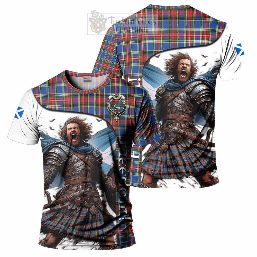 MacBeth (McBeth) Crest Tartan T-Shirt Inspired by the Freedom of Scottish Warrior - Tartan Vibes Clothing