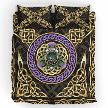 MacBeth (McBeth) Clan Crest Bedding Set Celtic Scottish Thistle