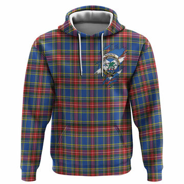 MacBeth (McBeth) Clan Crest In Me Tartan Hoodie Scotland Flag Style