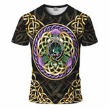 MacBeth (McBeth) Clan Crest T-Shirt Celtic Scottish Thistle
