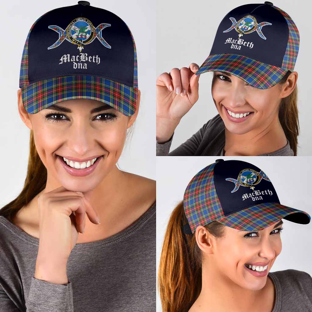 MacBeth (McBeth) Clan DNA Tartan Classic Cap - Tartan Vibes Clothing