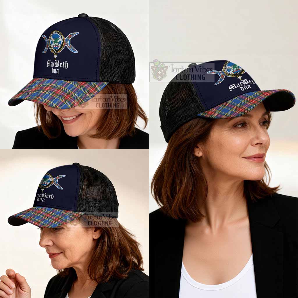MacBeth (McBeth) Clan DNA Tartan Mesh Trucker Cap - Tartan Vibes Clothing