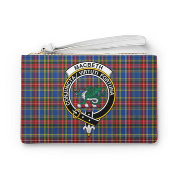 Tartan Vibes Clothing MacBeth (McBeth) Family Crest Tartan Clutch Bag