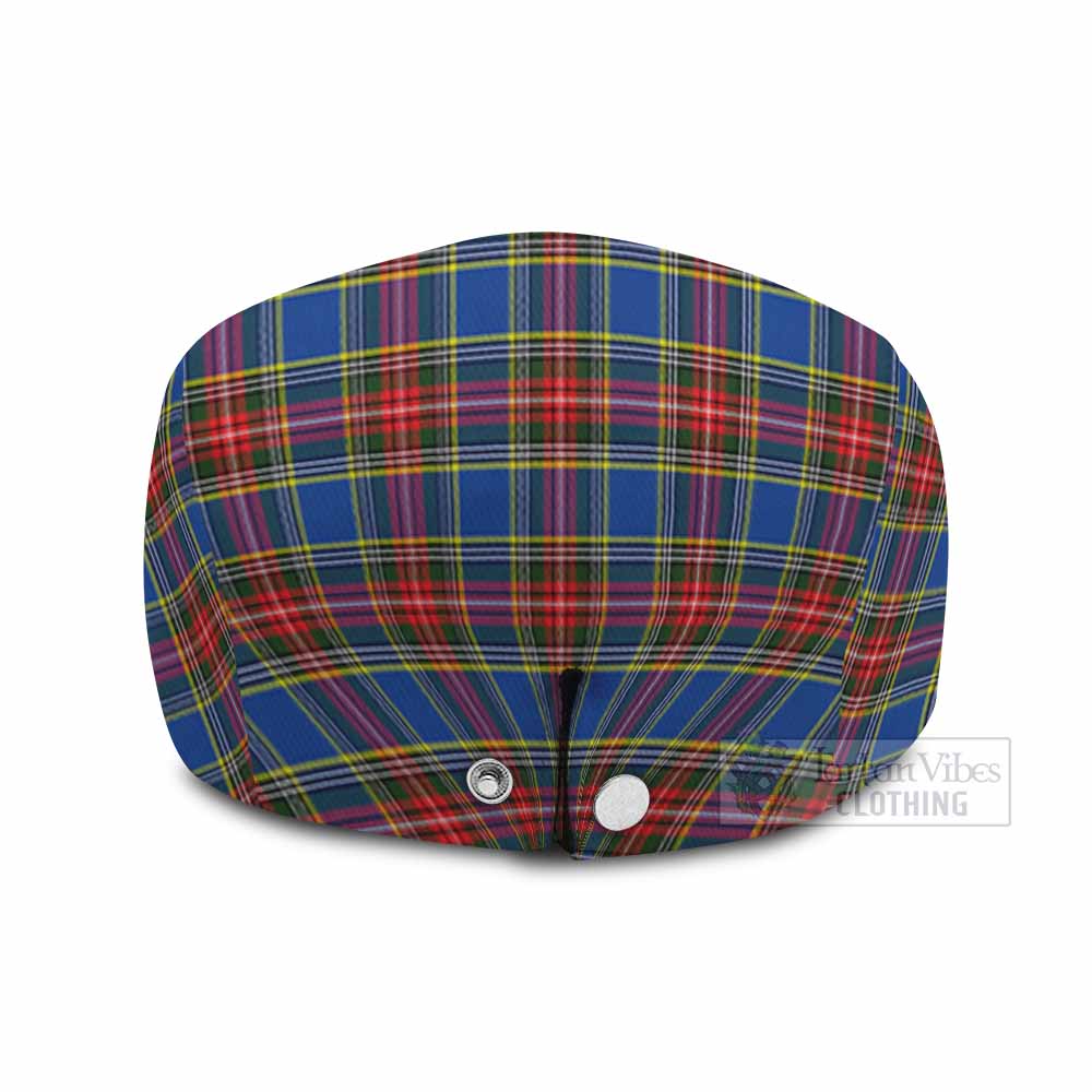 MacBeth (McBeth) Scotland Tartan Crest Thistle Heritage Flat Cap, Jeff Cap - Tartan Vibes Clothing