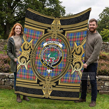 MacBeth (McBeth) Scottish Tartan Crest Blanket Royal Stylized - Tartan Vibes Clothing