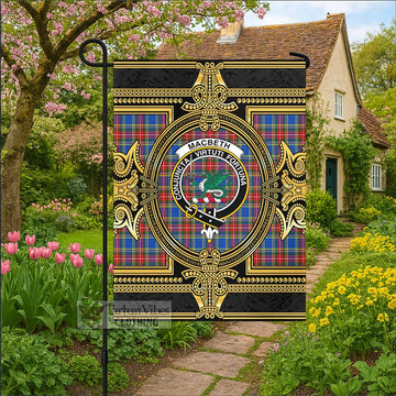 MacBeth (McBeth) Scottish Tartan Crest Garden Flag Royal Stylized - Tartan Vibes Clothing