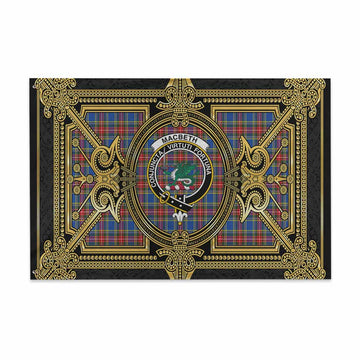 MacBeth (McBeth) Scottish Tartan Crest House Flag Royal Stylized 48*72 inch (120*180 cm) - Tartan Vibes Clothing
