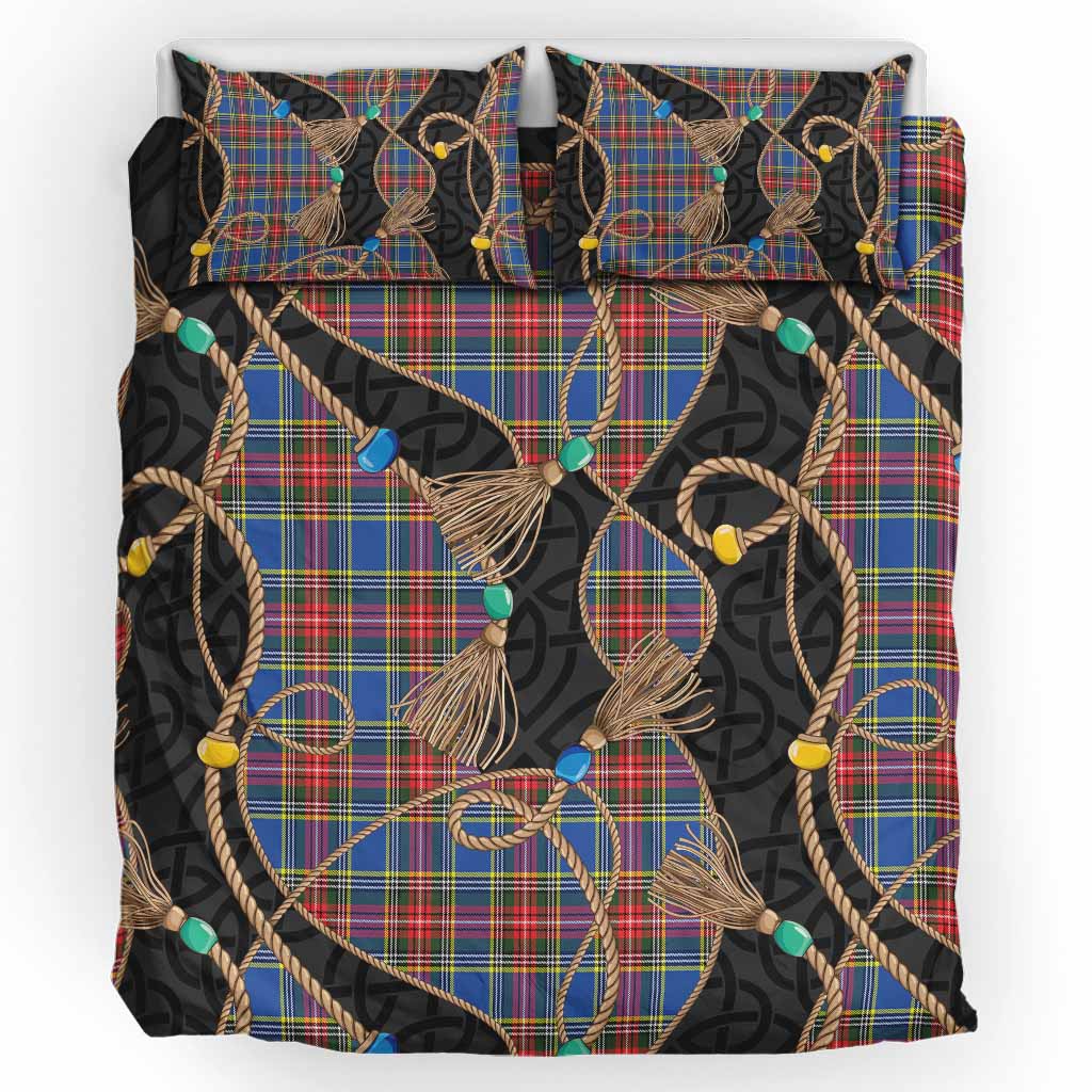 MacBeth (McBeth) Scottish Tartan Twisted Ropes Stylized Bedding Set UK Bedding Set UK King 91*87 inch - Tartan Vibes Clothing