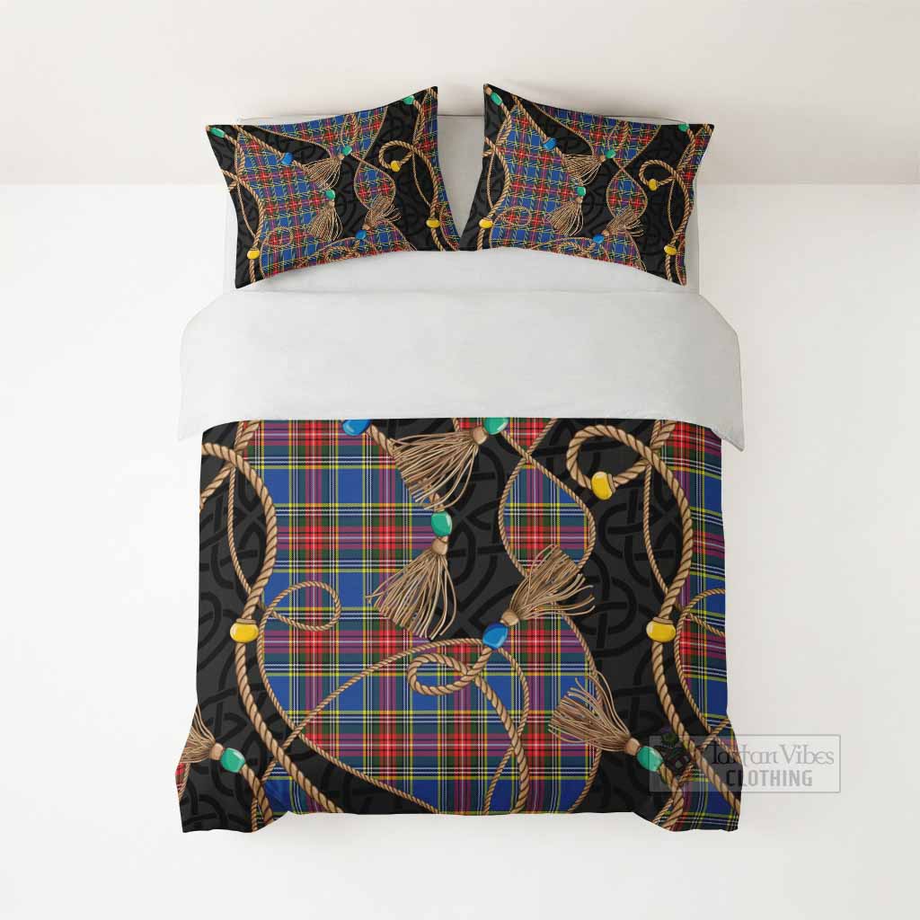 MacBeth (McBeth) Scottish Tartan Twisted Ropes Stylized Bedding Set - Tartan Vibes Clothing
