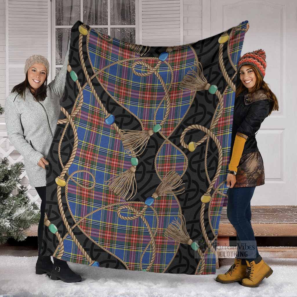 MacBeth (McBeth) Scottish Tartan Twisted Ropes Stylized Blanket - Tartan Vibes Clothing