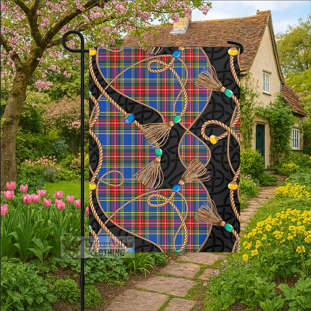 MacBeth (McBeth) Scottish Tartan Twisted Ropes Stylized Garden Flag - Tartan Vibes Clothing