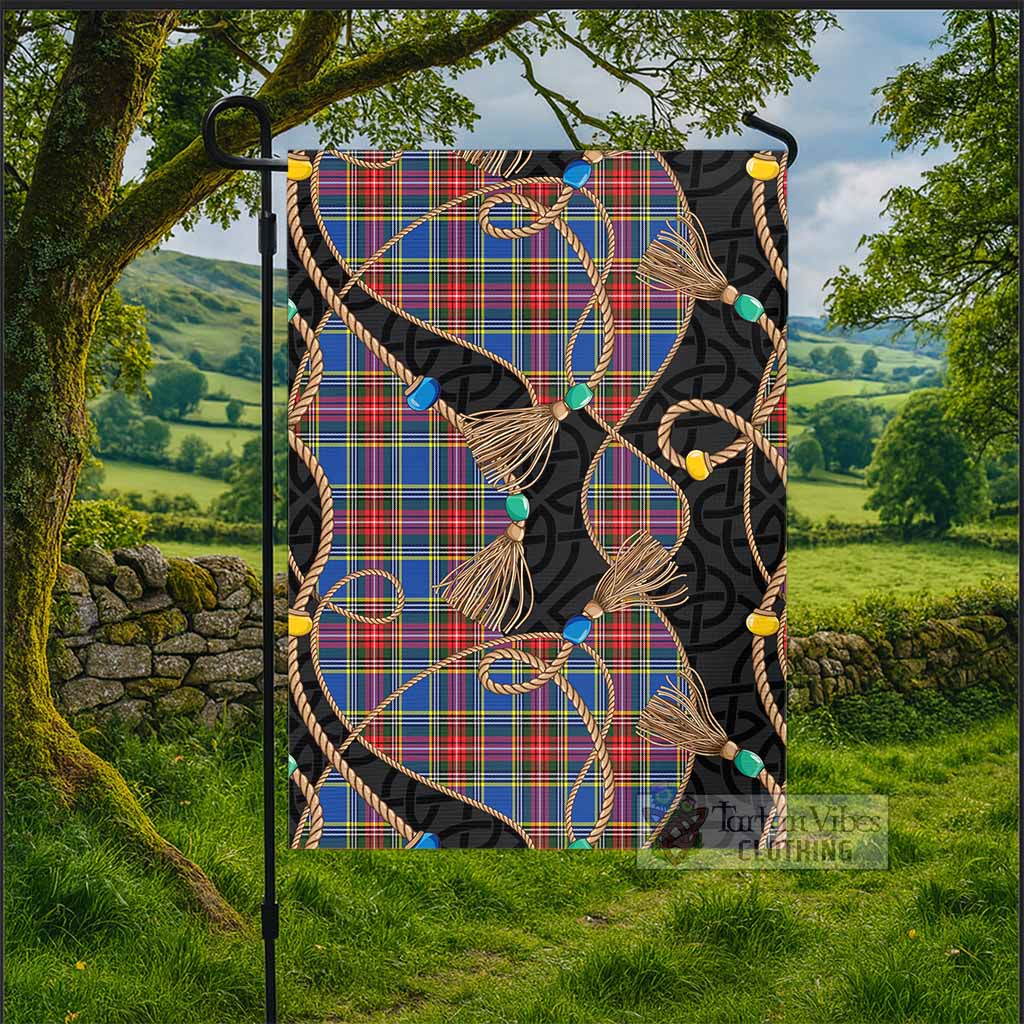 MacBeth (McBeth) Scottish Tartan Twisted Ropes Stylized Garden Flag - Tartan Vibes Clothing