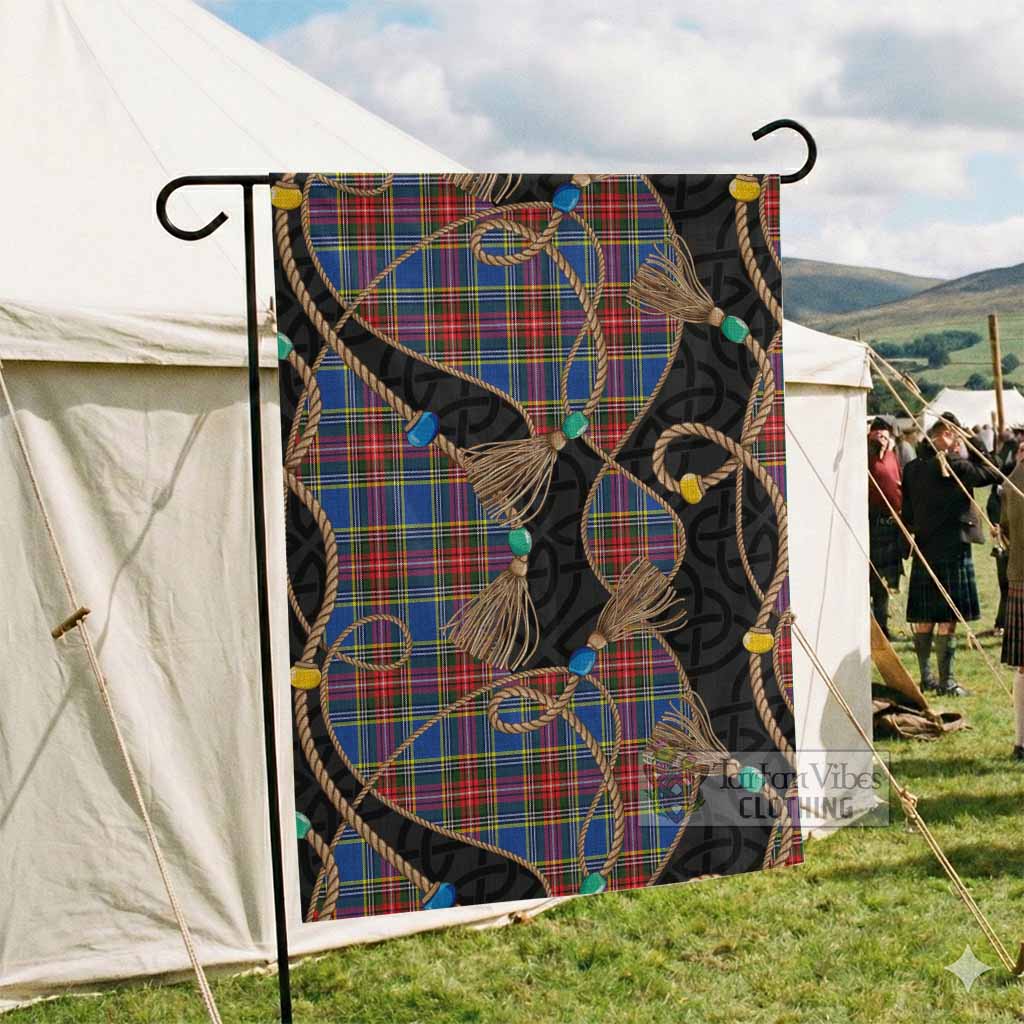 MacBeth (McBeth) Scottish Tartan Twisted Ropes Stylized Garden Flag - Tartan Vibes Clothing