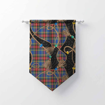 MacBeth (McBeth) Scottish Tartan Twisted Ropes Stylized Gonfalon Chevron - Tartan Vibes Clothing