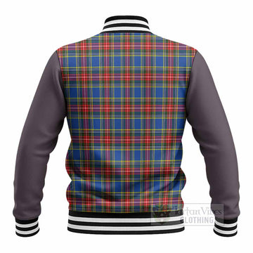 MacBeth (McBeth) Tartan Accent Baseball Jacket with Family Crest
