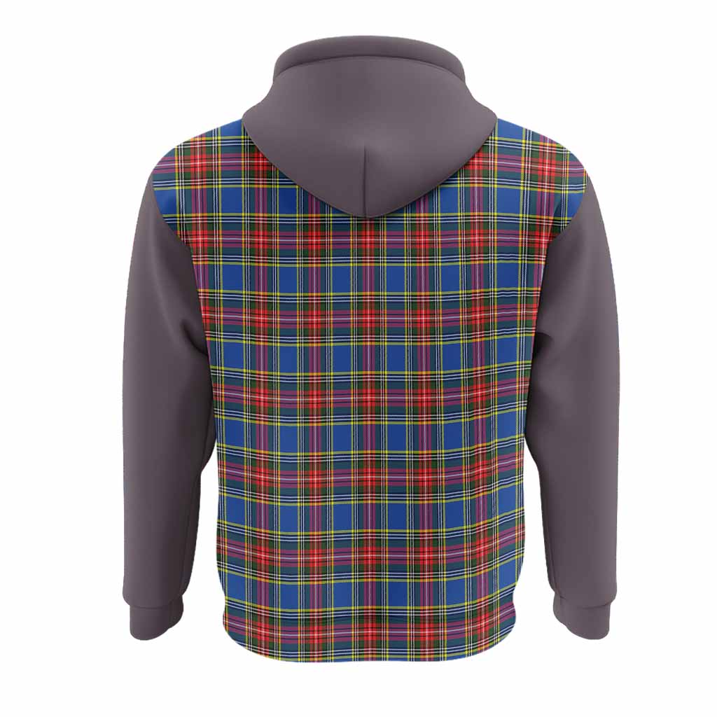 MacBeth (McBeth) Tartan Accent Hoodie with Family Crest