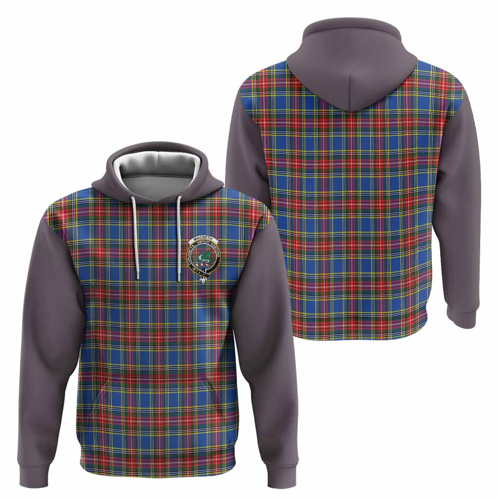 MacBeth (McBeth) Tartan Accent Hoodie with Family Crest