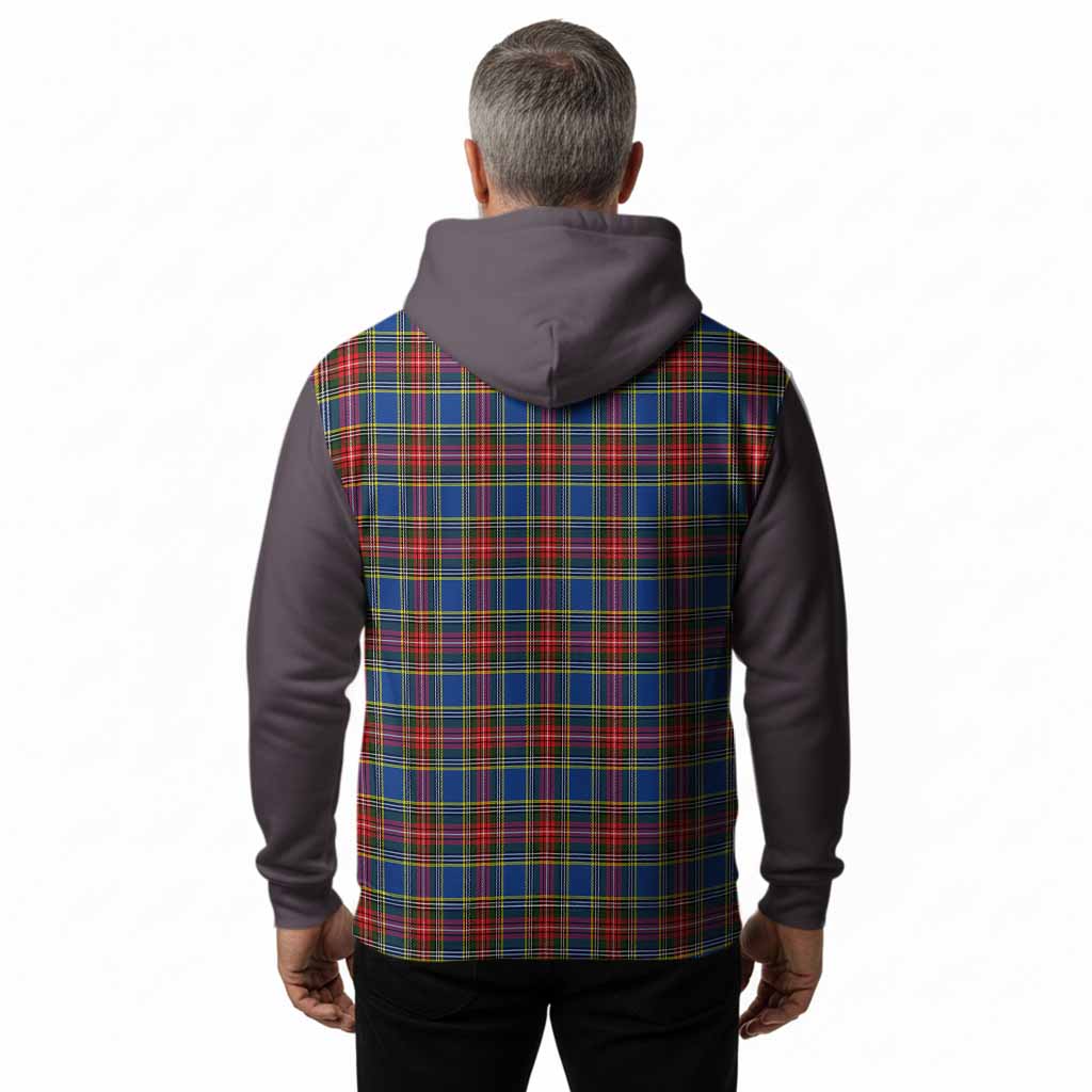 MacBeth (McBeth) Tartan Accent Hoodie with Family Crest