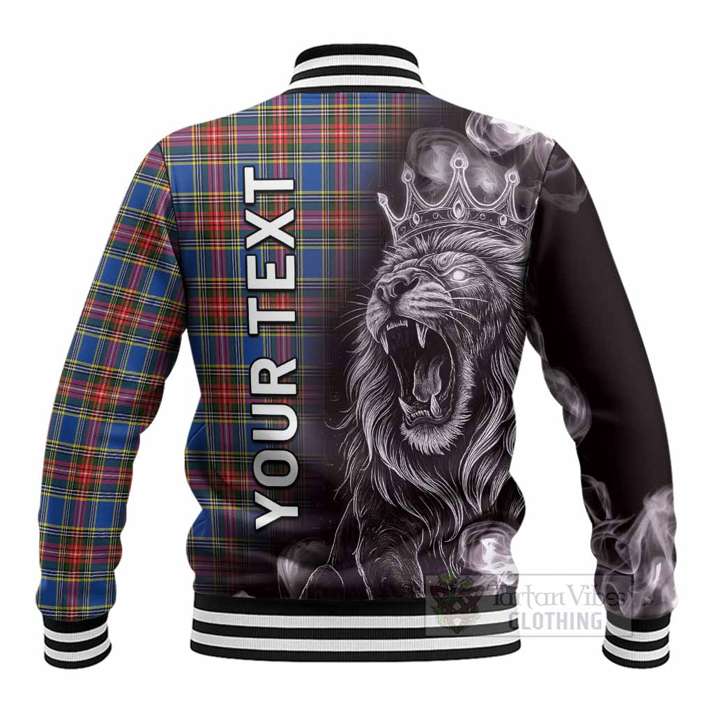 MacBeth (McBeth) Tartan Baseball Jacket Roaring Lion Heritage - Tartan Vibes Clothing