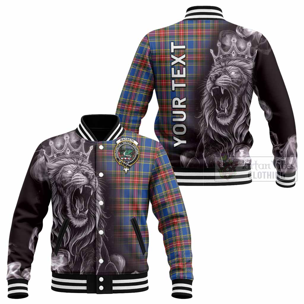 MacBeth (McBeth) Tartan Baseball Jacket Roaring Lion Heritage - Tartan Vibes Clothing
