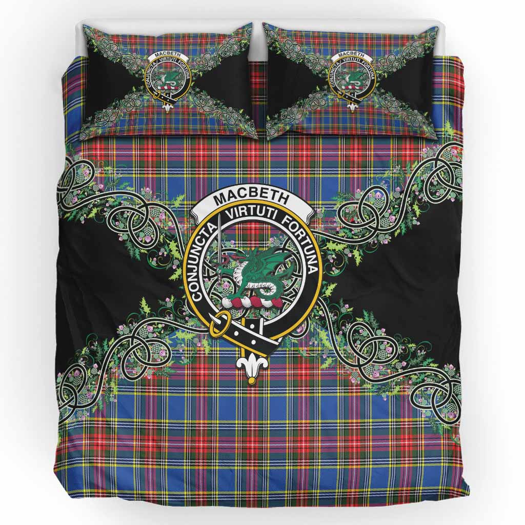 MacBeth (McBeth) Tartan Bedding Set Thistle Scottish Spirit