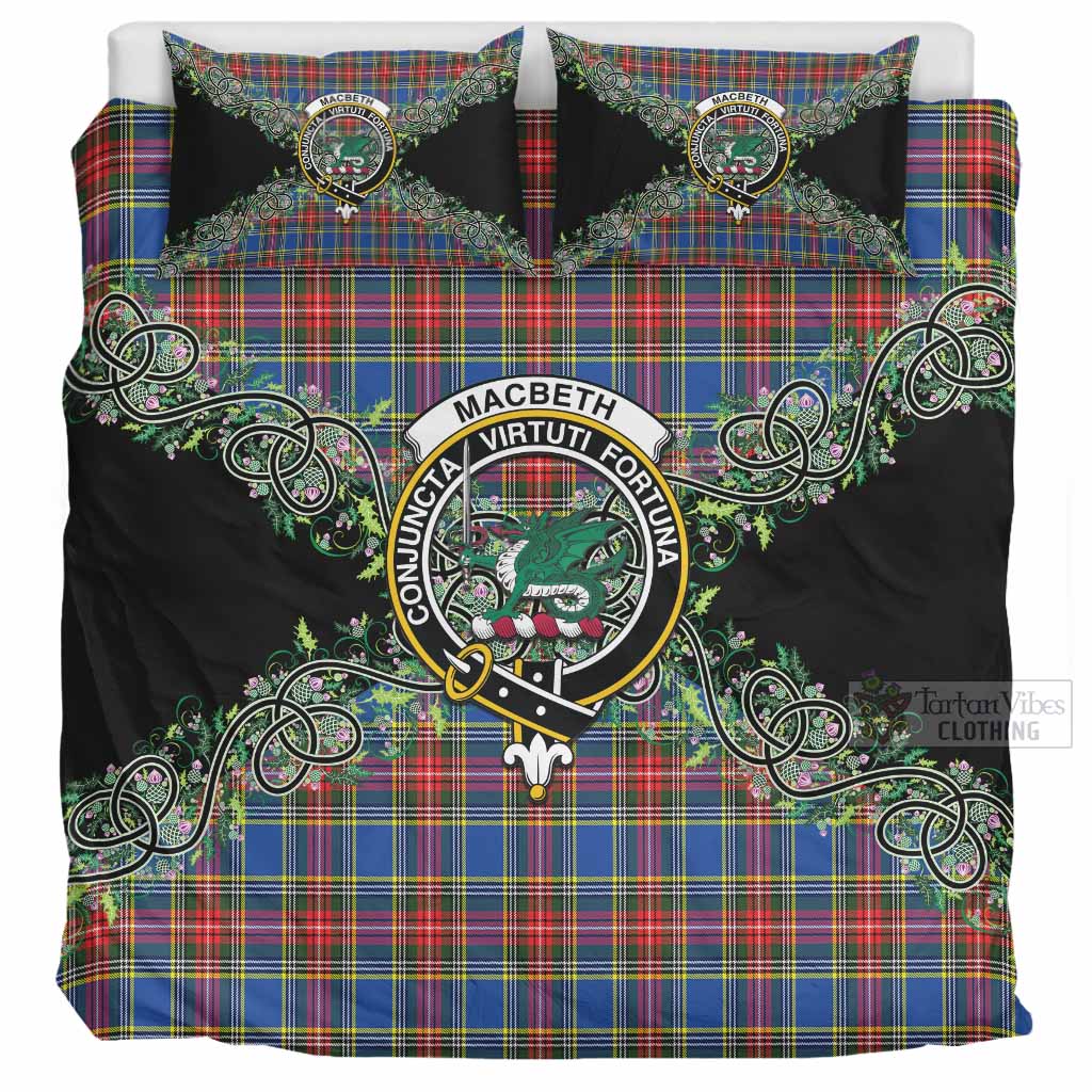 MacBeth (McBeth) Tartan Bedding Set Thistle Scottish Spirit