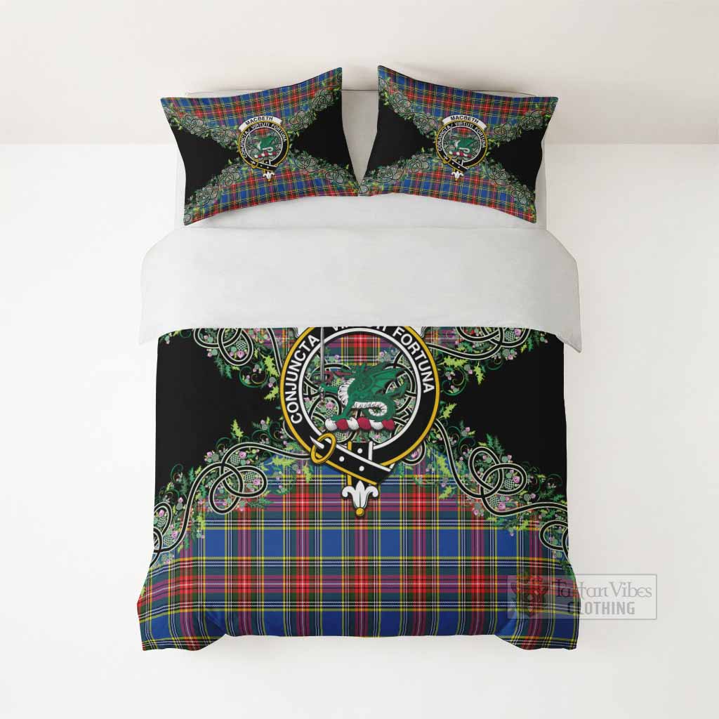 MacBeth (McBeth) Tartan Bedding Set Thistle Scottish Spirit